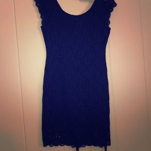 Gorgeous navy lace dress